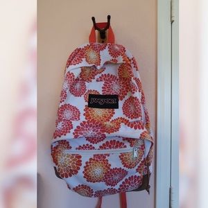 JanSport 15" Laptop Backpack -Coral Peaches Zinnia